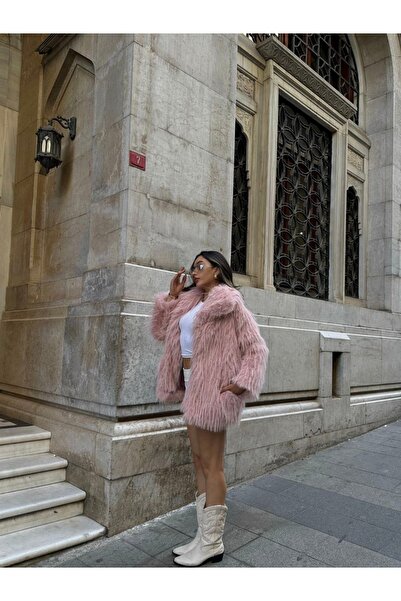 SONREİR SZŐRME KABÁT, HOSSZÚ CSIPKEZSEB RÉSZLET