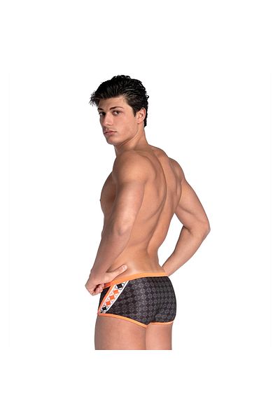 ARENA 50Th Swim Low Waist Erkek Siyah Yüzücü Düşük Bel Mayo 006191503
