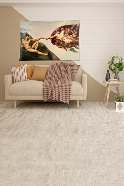 Generic Brand Beige Adam's Creation Stain Resistant Velvet Fabric Wall Cloth ...