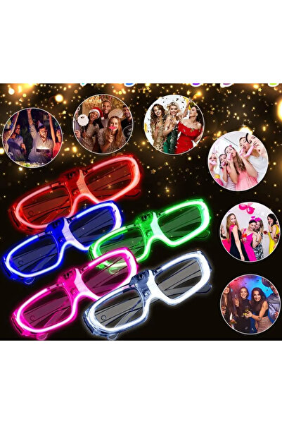 Lunaev Glow Model 3 Different Functions Illuminated Party Glasses Mixed Color...