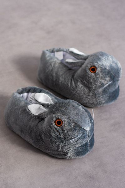 STOCON Rabbit Panduf - Cizme de acasă pentru femei cu sunet ușor și groase de pluș