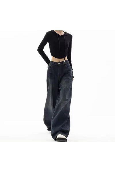 DENİKK Y2k ρετρό Unisex τζιν παντελόνι/stars Jean παντελόνι