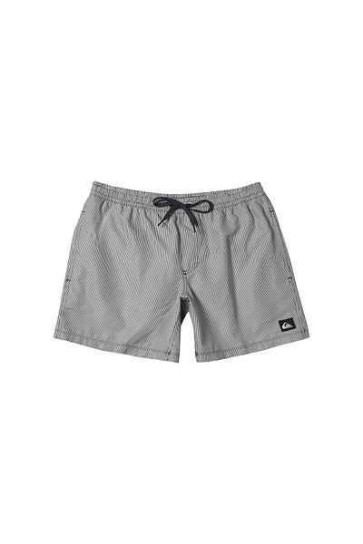 Quiksilver شورت كرة الطائرة القصير للرجال من Everyday Deluxe Volley 15 باللون الأسود للرجال
