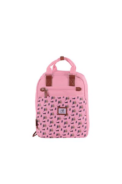 Biggdesign Katzen Laptop-Rucksack Rosa
