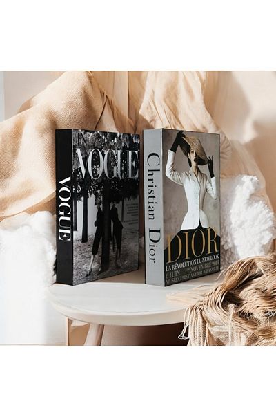 NARİBA Decorative Book Box Set of 2