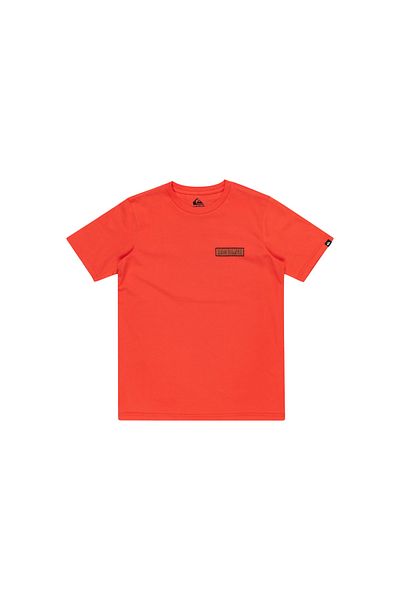 Quiksilver Marooned Youth Boy's Red T-Shirt Boy's T-Shirt Eqbzt04722