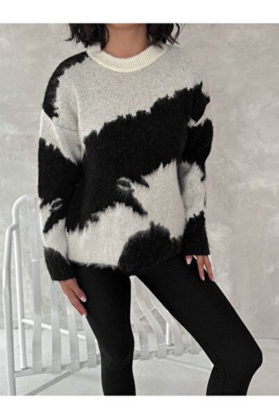 Noa Noa Pulover cu model stropire ridicată