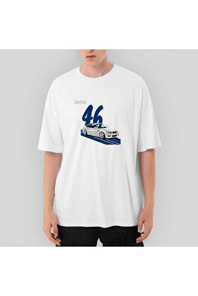 CrowsGate BMW E46 Едноврати голяма бяла тениска