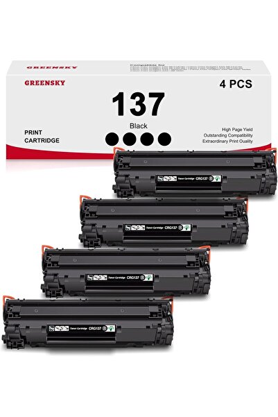 Canon Crg137 - Crg737 4 Adet MF232w MF242dw MF212w MF216n MF217w MF244dw MF24...