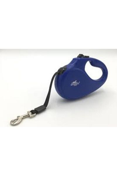 Doggie طوق تمديد أوتوماتيكي من السلسلة الرئيسية Royalblue 12 كجم/3 متر
