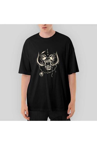 CrowsGate Motörhead logo Oversize kroj crna majica