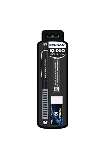 Pensan طقم قلم رصاص ميكانيكي أسود IQ Duo 0.5 ملم - 8258