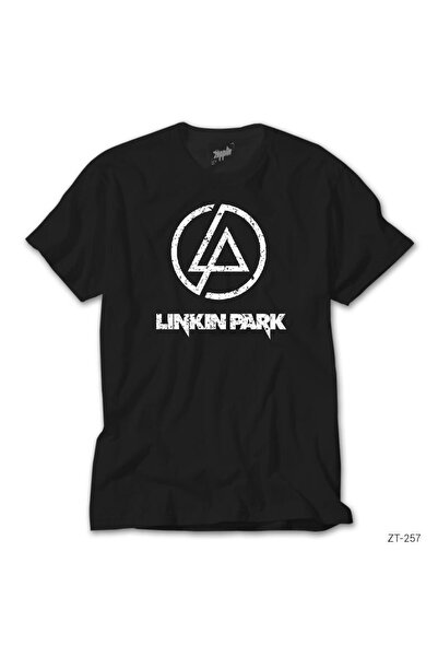 WAKHA Tricou negru cu logo Linkin Park