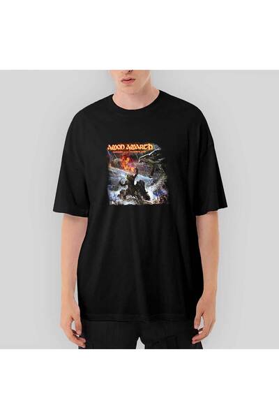 GANN Amon Amarth Twilight of the Thunder God supradimensionat Tricou Negru