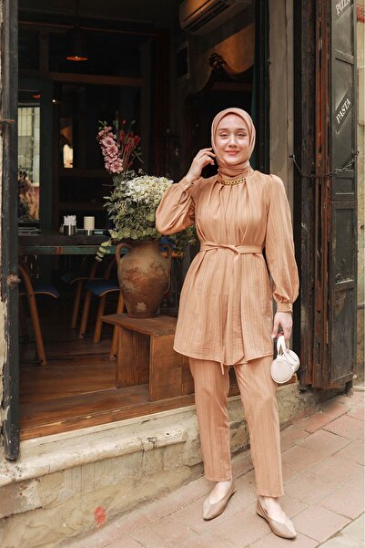 suffemoda Λεπτομερές σετ Hijab με αλυσίδα Sofia