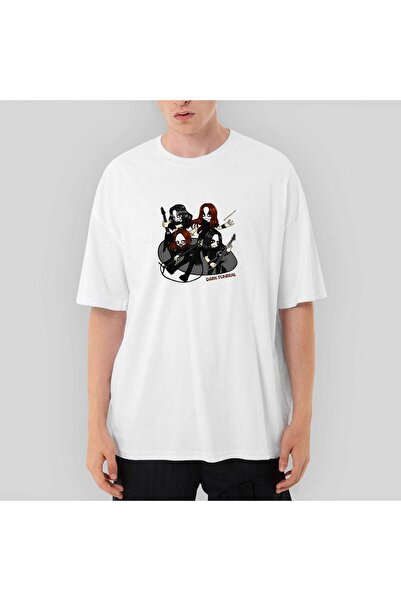 CrowsGate Tricou alb Dark Funeral Anime supradimensionat S