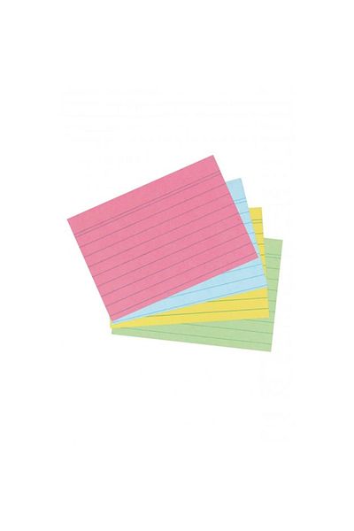 DEFFTER A7 Index Card - 4 Color Stripes