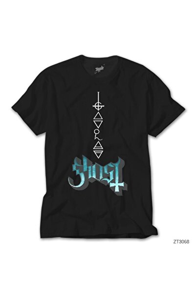 WAKHA Tricou negru Ghost Rivals