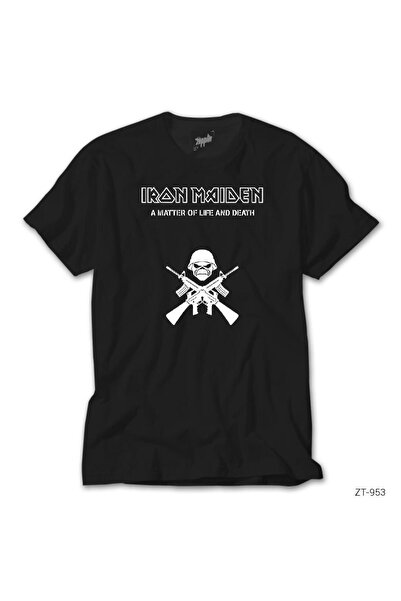 WAKHA Μαύρο μπλουζάκι Iron Maiden Matter of Life