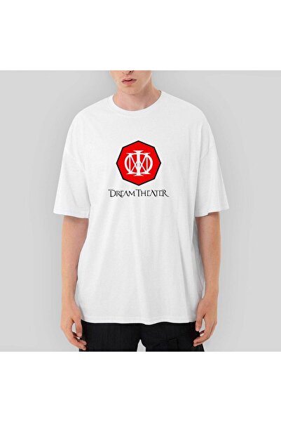 CrowsGate Λογότυπο Dream Theater 2 oversized Λευκό T-Shirt XL