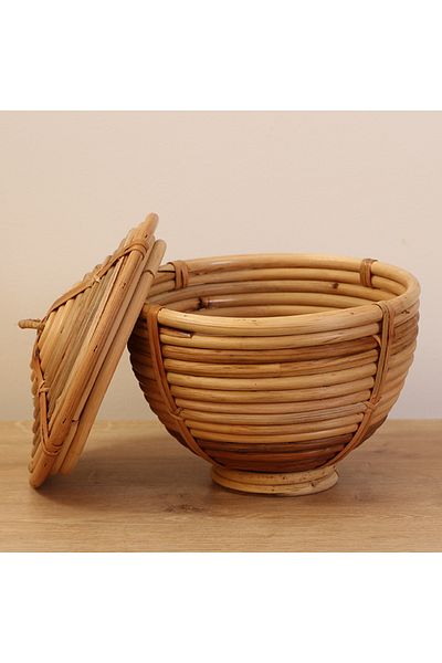 Mylamp Χιμάρι Ρατάν 23x25 εκ. Κουτί αποθήκευσης