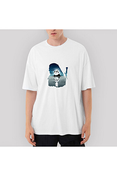 CrowsGate Tricou alb The Witcher 2 Illusion supradimensionat L