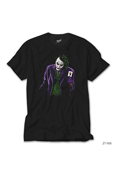 WAKHA Tricou negru Jokr Card 2