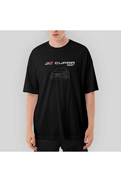 CrowsGate Seat Leon Cupra ER007 oversized Μαύρο T-Shirt