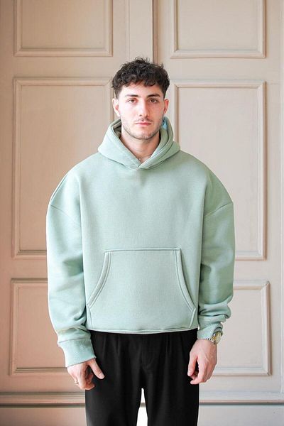 HAFKAGİYİM Φούτερ Ice Green Cozy Basic Oversize
