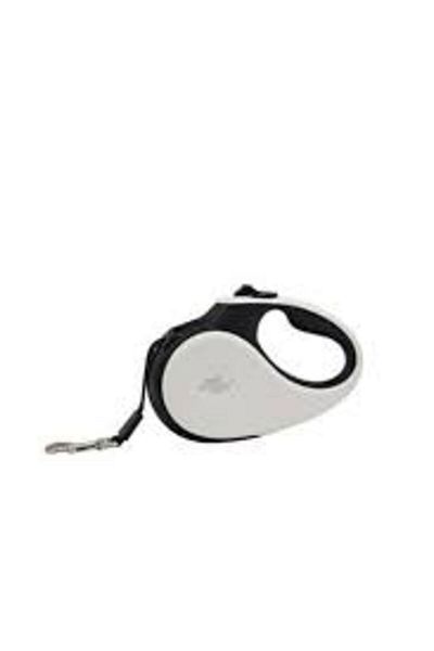 Doggie Automatic Extension Leash Soft Series White 50kg/5mt