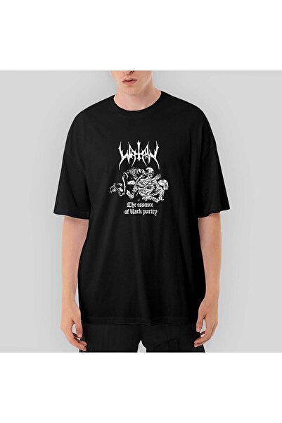 CrowsGate Watain Tricou negru supradimensionat The Essence Of Black Purity