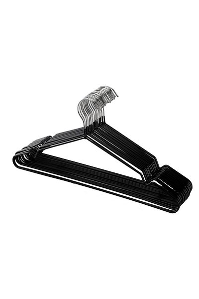 ROBEVE 12 Pieces Metal Silicone Coated Clothes Hangers