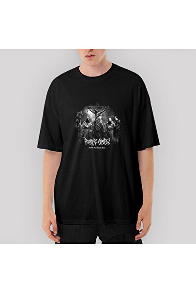 CrowsGate Tricou negru supradimensionat Rotting Christ Under Our Clack Cult