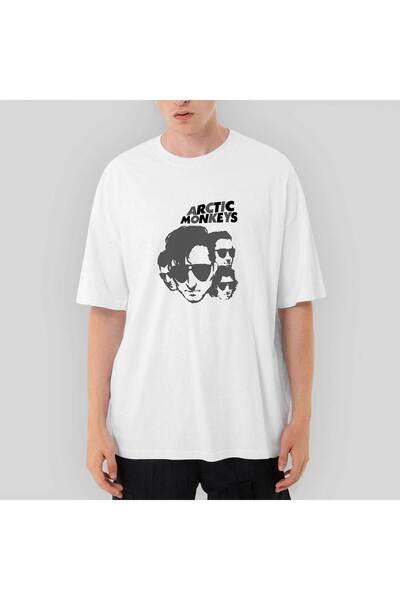 CrowsGate Arctic Monkeys Group 2 oversized Λευκό T-shirt S