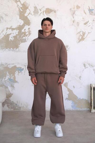 HAFKAGİYİM Открито кафе Cozy Basic Oversize суитшърт