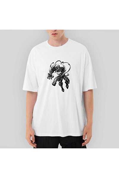 CrowsGate Tricou alb Venom Oversize