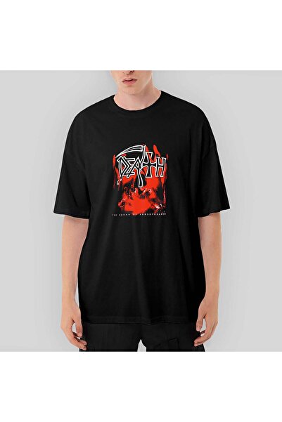 CrowsGate Smrt Zvuk istrajnosti Oversize kroj Crna majica XL