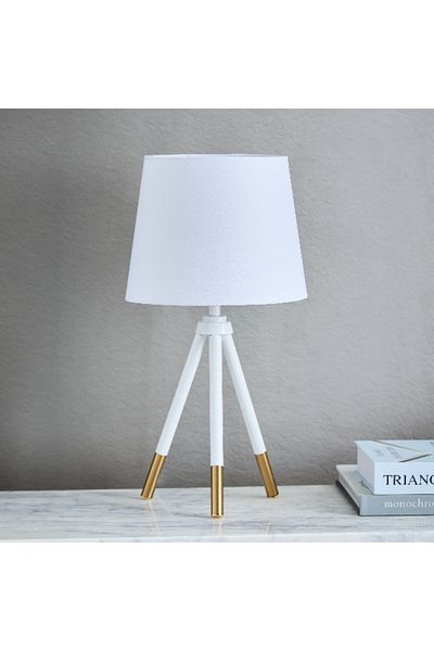 Home Box Marisha Metal Tripod Table Lamp - 23x43 cm
