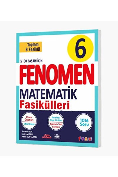 Fenomen Yayıncılık Fenomen Kitap 6. Sınıf Matematik Fasikül Seti