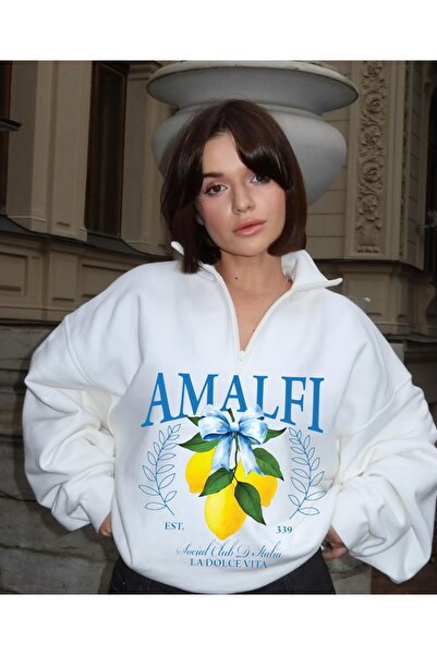 Jose Clothing Edwar Serisi Limited Edition Oversized Φούτερ με Φερμουάρ