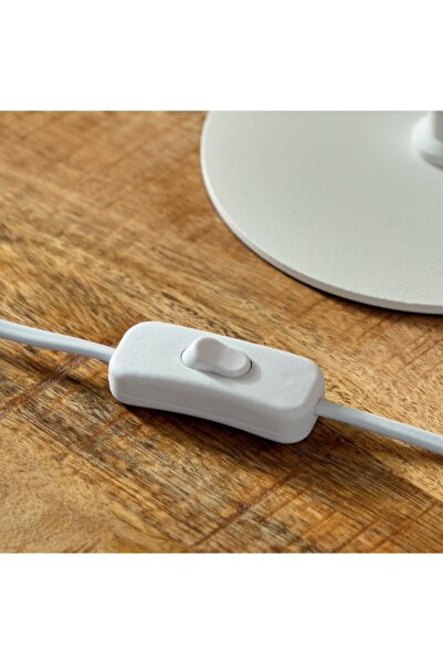 Home Box Stark Metal Table Lamp with Paper Rope Shade - 30x48 cm