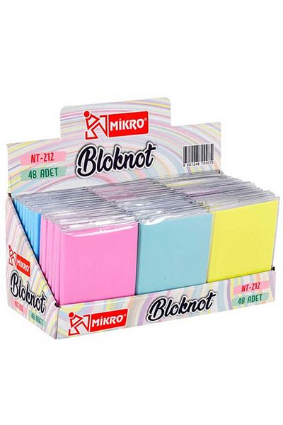Mikro Nt-212 Model Striped Notebook - Η τιμή είναι για τεμάχιο