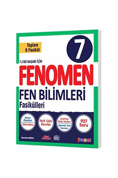 Fenomen Yayıncılık Fenomen Yayınları 7 Sınıf Fen Fasikülleri Konu Özetli Soru...
