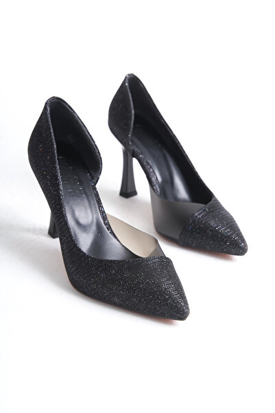 öz se shoes Чорні жіночі туфлі на підборах