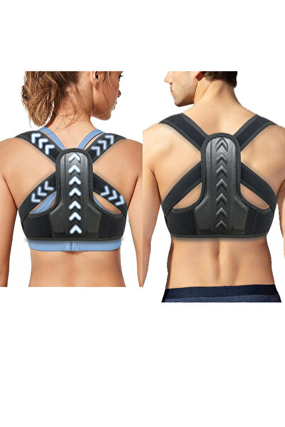 eryatex Dik Duruş Korsesi Ayarlanabilir Medikal Ortopedik Sırt Bel Kadın Erke...