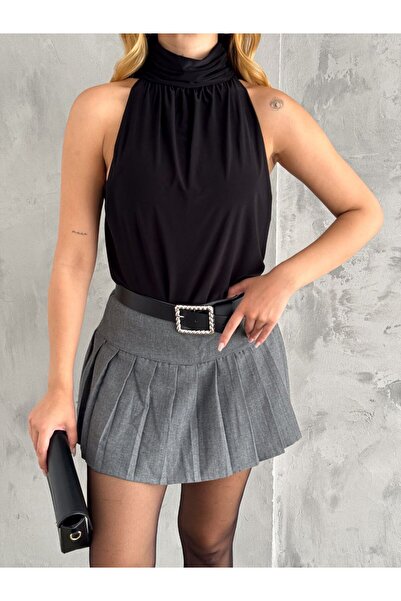 Butik Sıfır Kol Sandy Bluz