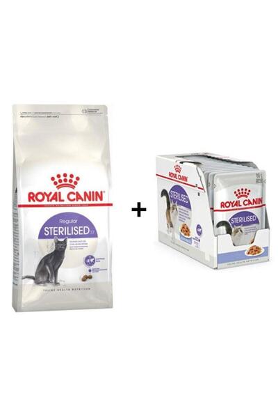 Royal Canin Sterilised Kısır Kedi Maması 10 Kg +12 Adet Royal Canin Sterilise...