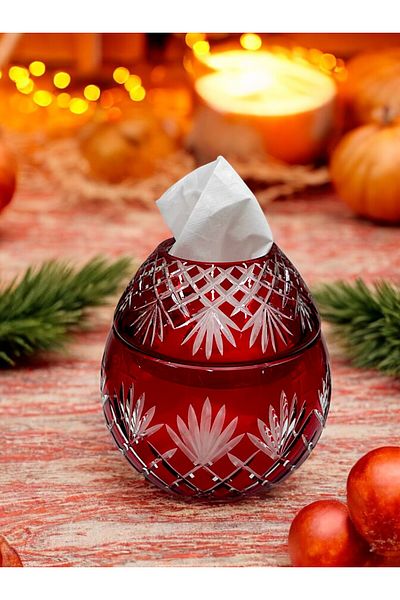 Paşabahçe Crystal Decored Handworking Glass Servet