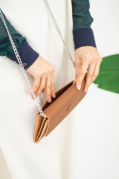 H&D COLLECTİON Мини чанта клъч с верижка