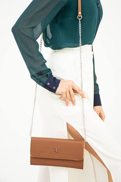 H&D COLLECTİON Мини чанта клъч с верижка